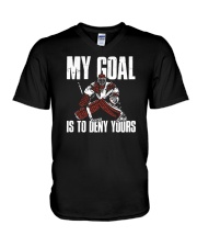 My Goal Is To Deny Yours Shirt SUR V-Neck T-Shirt tile