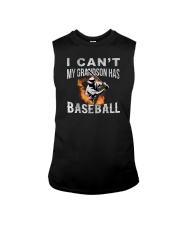 I Can't My Grandson Has Baseball Shirt SUR Sleeveless Tee tile