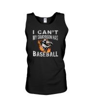 I Can't My Grandson Has Baseball Shirt SUR Unisex Tank tile