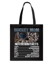 Hockey Mom Nutrition Facts Shirt SUR Tote Bag tile