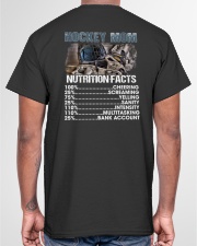Hockey Mom Nutrition Facts Shirt SUR Classic T-Shirt garment-tshirt-unisex-back-04
