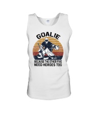 Goalie Because The Other Five Need Heroes Too Shirt SUR Unisex Tank tile