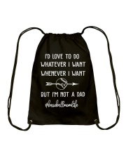 I'm Not A Dad - Baseball Mom Life Shirt SUR Drawstring Bag tile