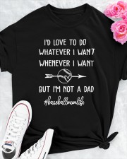 I'm Not A Dad - Baseball Mom Life Shirt SUR Classic T-Shirt apparel-classic-tshirt-lifestyle-front-192
