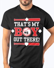 That's My Boy Out There Customized Number Shirt Classic T-Shirt apparel-classic-tshirt-lifestyle-front-96
