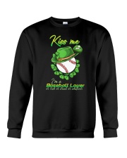 Kiss Me I'm A Baseball Lover Shirt Crewneck Sweatshirt tile