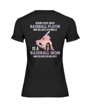 Behind Every Baseball Player Who Believes In Himself Both-Side Shirt Ver02 SUR Premium Fit Ladies Tee tile