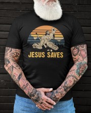Jesus Saves Hockey Shirt Classic T-Shirt apparel-premium-fit-men-tee-lifestyle-front-84