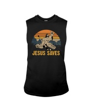Jesus Saves Hockey Shirt Sleeveless Tee tile