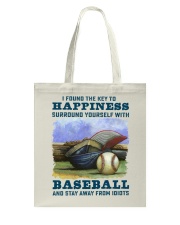 I Found The Key To Happiness Surround Yourself With Baseball Shirt SUR Tote Bag tile