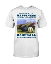 I Found The Key To Happiness Surround Yourself With Baseball Shirt SUR Premium Fit Mens Tee tile