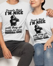 People Think I'm Nice Until They Sit Beside Me At A Baseball Game Customized Shirt SUR Classic T-Shirt apparel-classic-tshirt-lifestyle-front-121