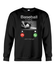 Baseball Is Calling Shirt Crewneck Sweatshirt tile