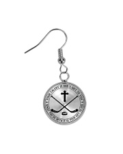 Your talent is God's gift to you Hockey Nhg07 Circle Earrings thumbnail