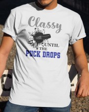 Classy Until The Puck Drops Shirt SUR Classic T-Shirt apparel-classic-tshirt-lifestyle-28