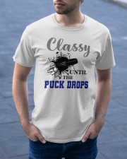 Classy Until The Puck Drops Shirt SUR Classic T-Shirt apparel-classic-tshirt-lifestyle-front-46
