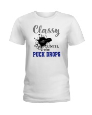 Classy Until The Puck Drops Shirt SUR Ladies T-Shirt tile