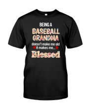 Being A Baseball Grandma Makes Me Blessed Shirt SUR Premium Fit Mens Tee tile