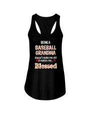 Being A Baseball Grandma Makes Me Blessed Shirt SUR Ladies Flowy Tank tile