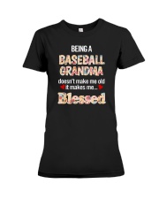 Being A Baseball Grandma Makes Me Blessed Shirt SUR Premium Fit Ladies Tee tile