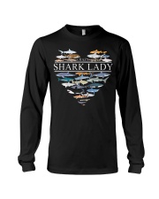 CRAZY SHARK LADY Long Sleeve Tee thumbnail