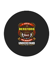 HEREFORD Perfect Name Shirt Circle Coaster thumbnail
