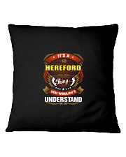 HEREFORD Perfect Name Shirt Square Pillowcase thumbnail