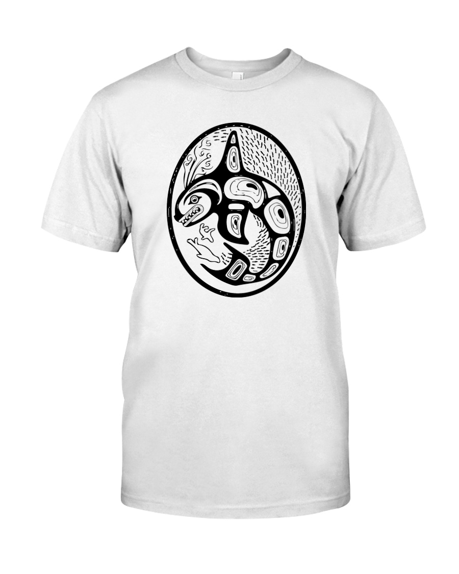 Orca Tribal Front Premium Fit Mens Tee