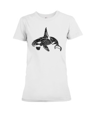 Zen Art Orca Design Premium Fit Ladies Tee thumbnail