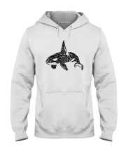 Zen Art Orca Design Hooded Sweatshirt thumbnail
