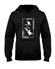Arctic Freediving - Black Logos Front and Back Hooded Sweatshirt thumbnail