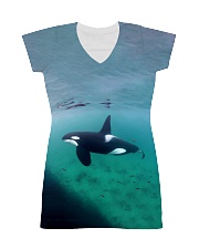 All over Orca Male Print All-over Dress front
