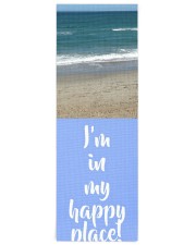 Personalized Beach Happy Place Yoga Mat 24x70 (vertical) front
