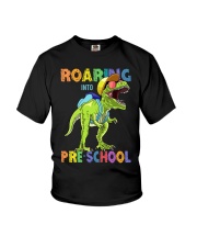 Roaring Into Pre-school Youth T-Shirt front