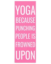 Funny Personalized Pink Exercise Yoga Mat 24x70 (vertical) front