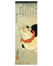 Japanese Cat Kuniyoshi Ukiyo e Yoga Mat 24x70 (vertical) front