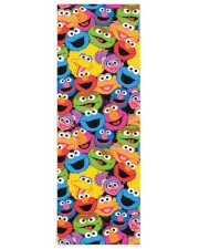 Sesame Street Character Faces Pattern Yoga Mat Yoga Mat 24x70 (vertical) front