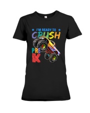 Pre-K Crush Truck Premium Fit Ladies Tee tile