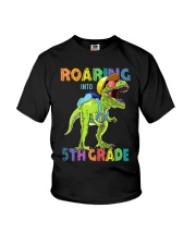 Roaring Into 5th Grade Youth T-Shirt front