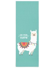 Monogram Cute Funny Alpaca No Prob Llama Yoga Mat 24x70 (vertical) front