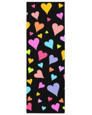 Fun Loving Colorful Hearts Pattern Yoga Mat Yoga Mat 24x70 (vertical) front