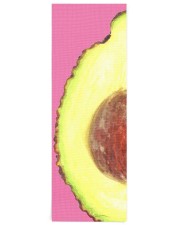 Avocado Illustration Yoga Mat 24x70 (vertical) front
