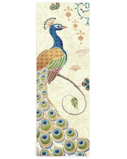 Beautiful Peacock Yoga Mat 24x70 (vertical) front