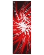 Dark Red Spiral Yoga Mat 24x70 (vertical) front