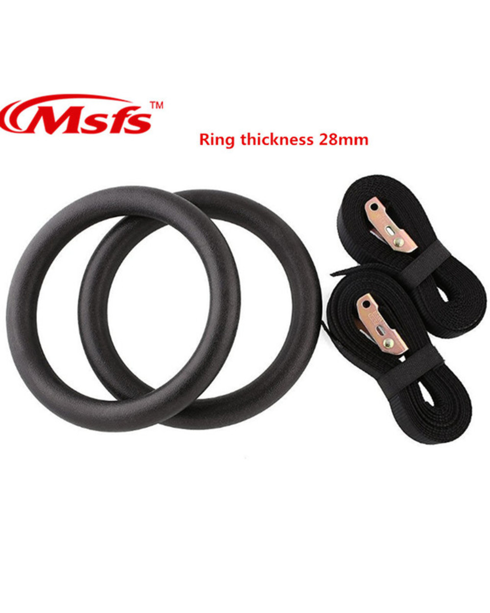 Abs Wood Gymnastic Rings With Adjustable Straps Gym Workout Home Fitness Crossfit Suspension Rhythmic Gymnastics Ring template