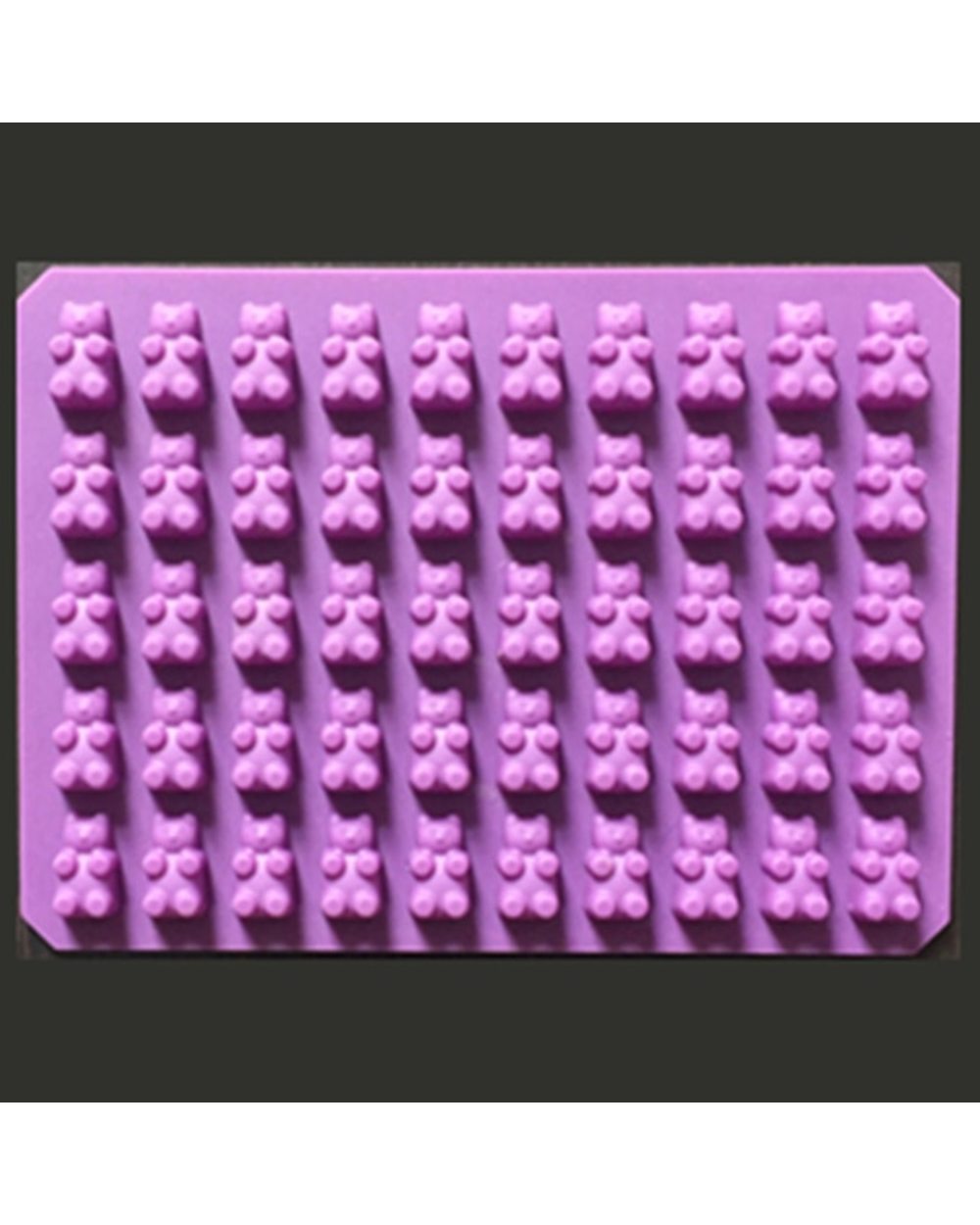 Silicone Forms Silicone Mold Gummy Bear Shape Bear Mould Jelly Bear Cake Candy Trays With Dropper Rubber Chocolate Maker template