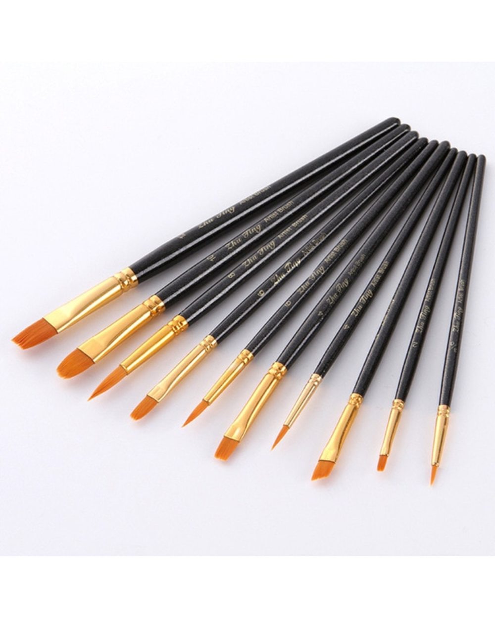 Bomeijia 10Pcs/Pack Paint Brushes Set Painting Art Brush For Acrylic Oil Watercolor Artist Professional Painting Kits template