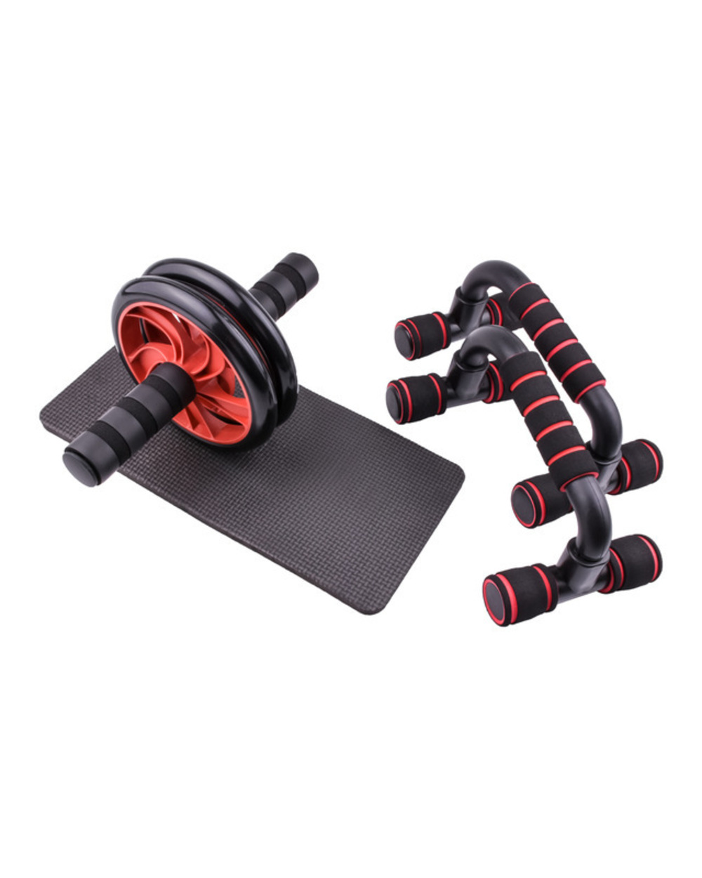 Resistance Bands Push Up Stand Bar Abdominal Wheel Ab Roller Jump Rope Grip Strength Exercise Home Gym Fitness Muscle T template
