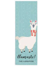 Llamaste funny Green Llama Illustration Yoga Mat 24x70 (vertical) front