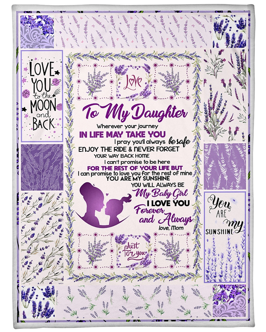 Blanket Love You To The Moon And Back Fleece Large Fleece Blanket - 60" x 80"